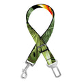 Hawaii Tropical Plants Pattern Print Dog Seat Belt