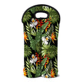 Hawaii Tropical Plants Pattern Print Double Neoprene Wine Tote