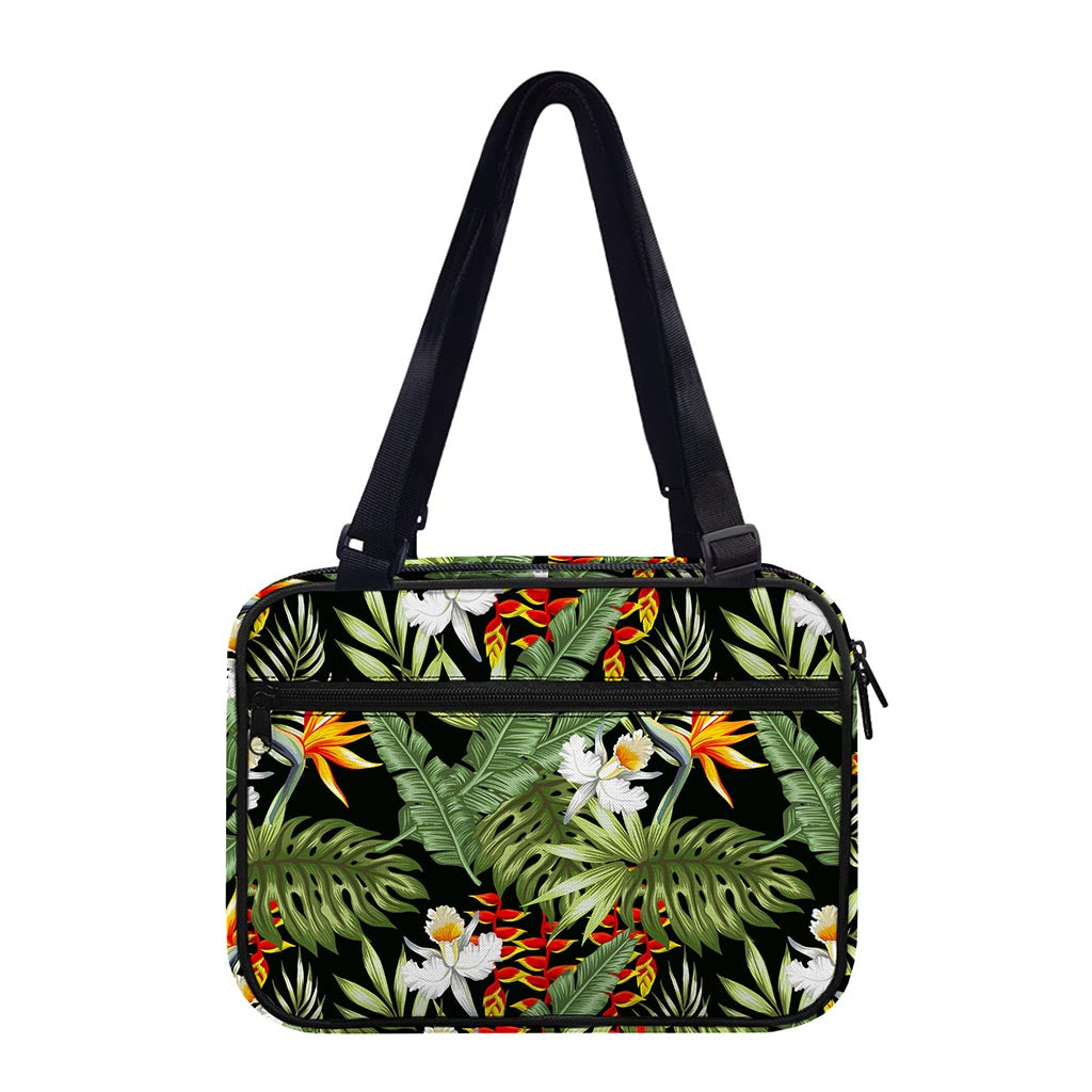 Hawaii Tropical Plants Pattern Print Double Strap Bible Bag