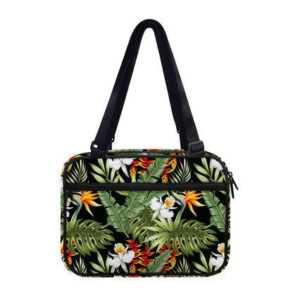 Hawaii Tropical Plants Pattern Print Double Strap Bible Bag