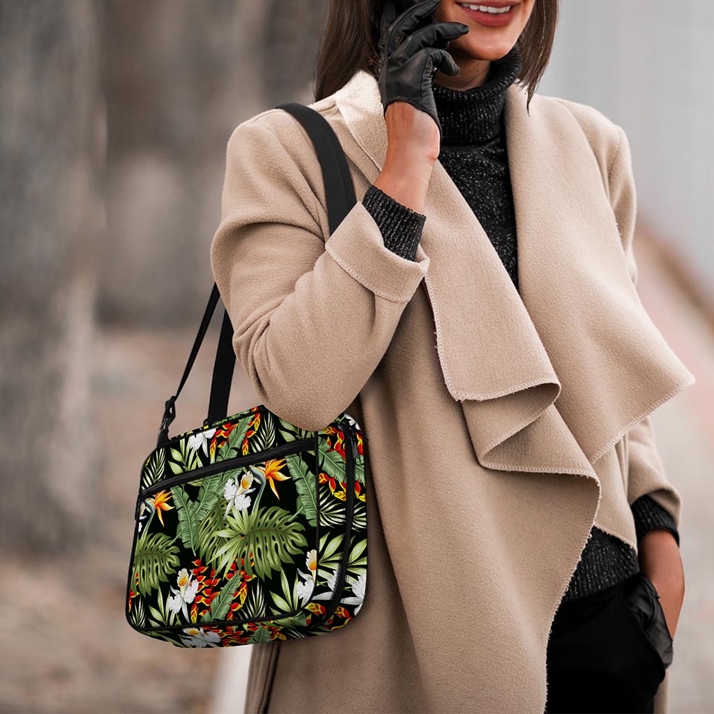 Hawaii Tropical Plants Pattern Print Double Strap Bible Bag