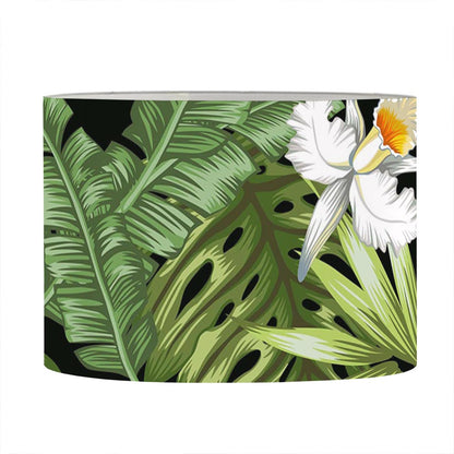 Hawaii Tropical Plants Pattern Print Drum Lamp Shade