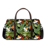 Hawaii Tropical Plants Pattern Print Duffle Bag