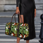 Hawaii Tropical Plants Pattern Print Duffle Bag