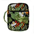 Hawaii Tropical Plants Pattern Print Front Pocket Bible Bag