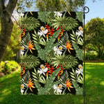 Hawaii Tropical Plants Pattern Print Garden Flag
