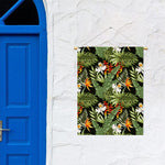 Hawaii Tropical Plants Pattern Print Garden Flag