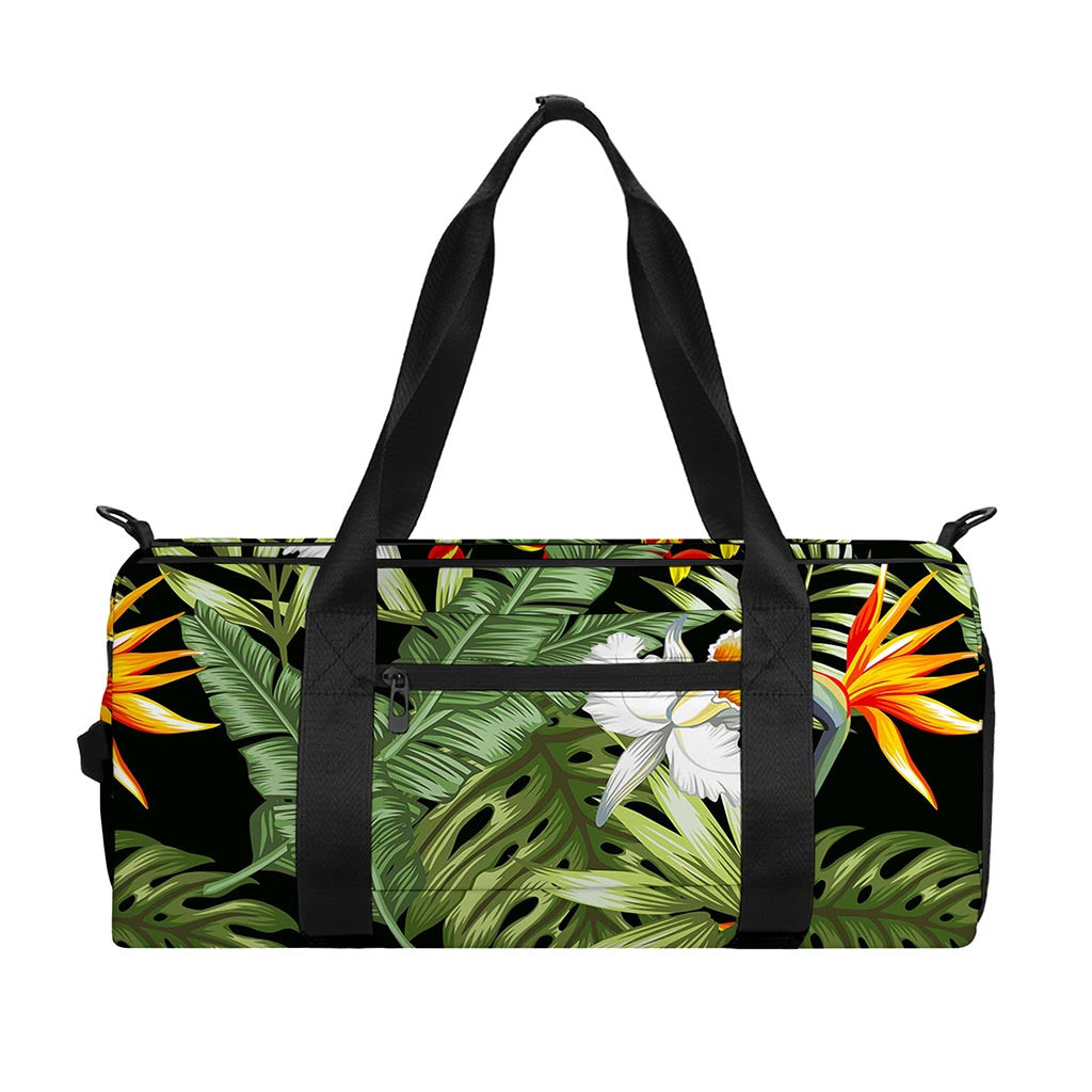 Hawaii Tropical Plants Pattern Print Gym Bag