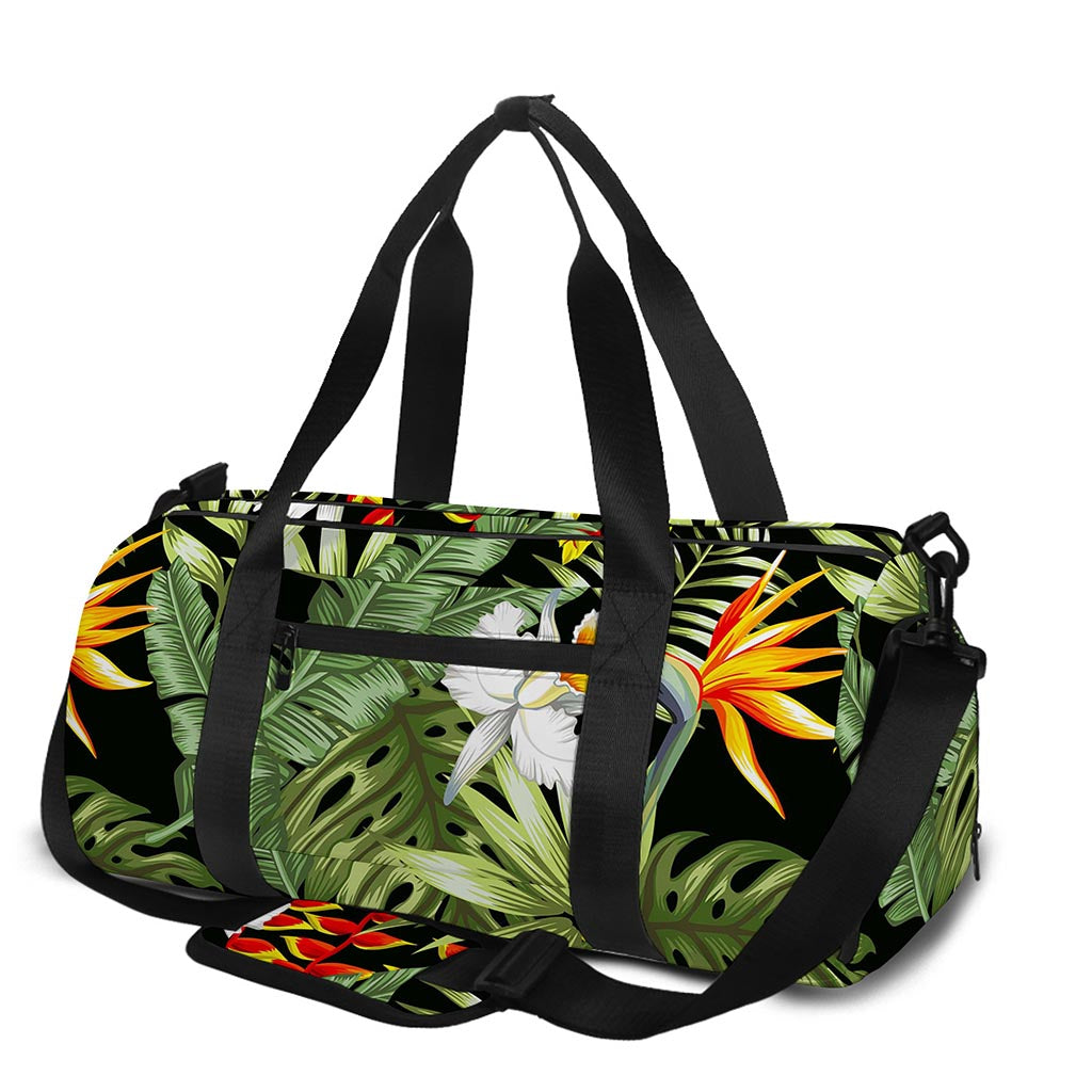 Hawaii Tropical Plants Pattern Print Gym Bag
