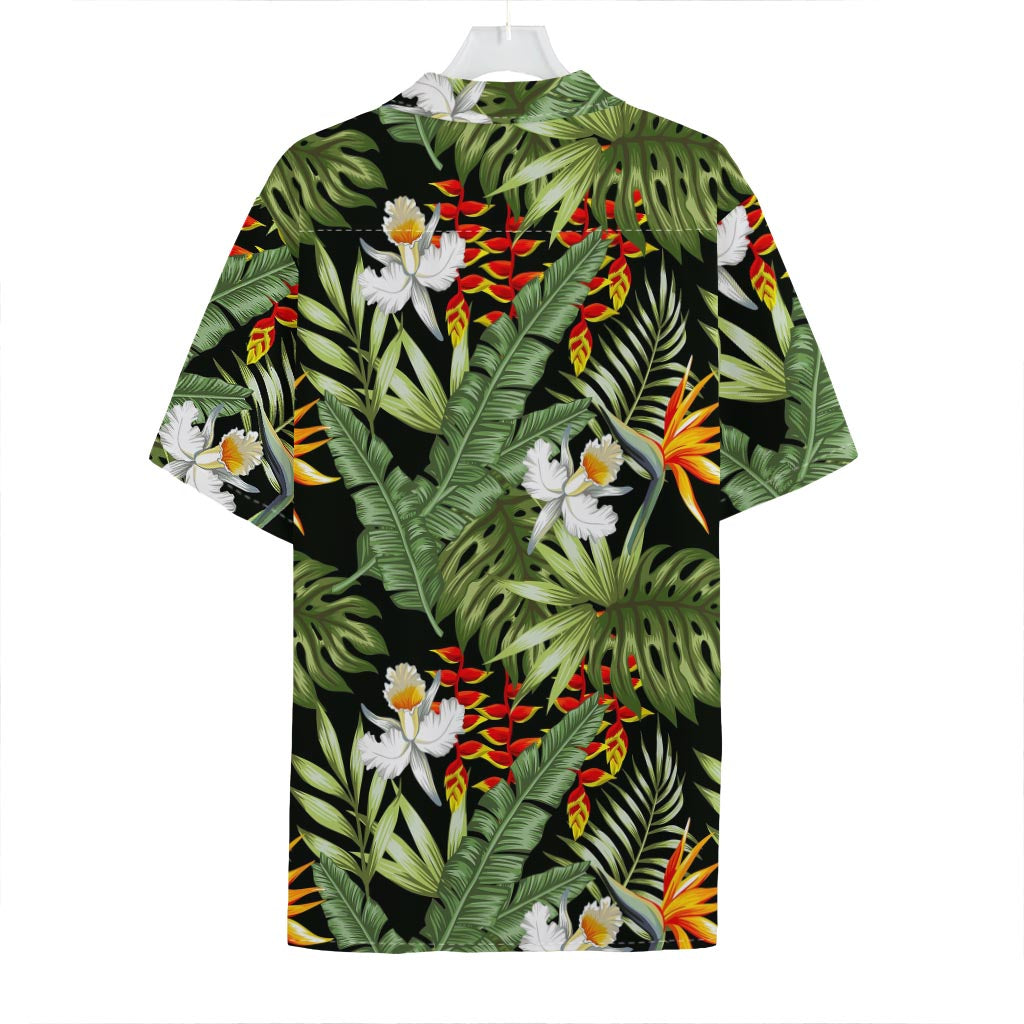 Hawaii Tropical Plants Pattern Print Hawaiian Shirt
