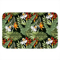 Hawaii Tropical Plants Pattern Print Indoor Door Mat