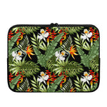 Hawaii Tropical Plants Pattern Print Laptop Sleeve