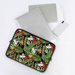 Hawaii Tropical Plants Pattern Print Laptop Sleeve