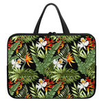 Hawaii Tropical Plants Pattern Print Laptop Sleeve With Handle