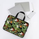 Hawaii Tropical Plants Pattern Print Laptop Sleeve With Handle
