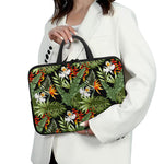 Hawaii Tropical Plants Pattern Print Laptop Sleeve With Handle