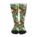 Hawaii Tropical Plants Pattern Print Long Socks