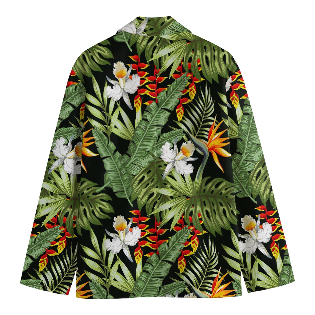 Hawaii Tropical Plants Pattern Print Men's Blazer