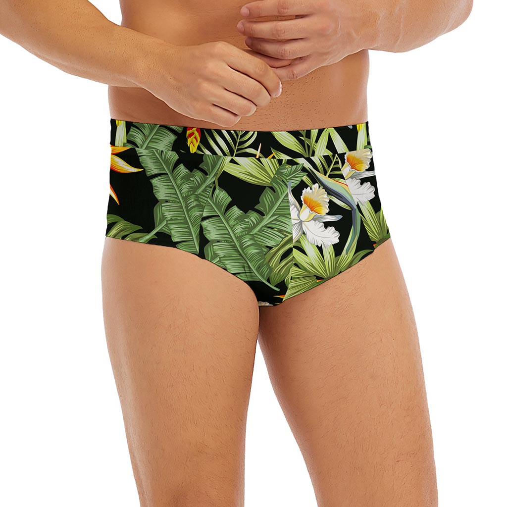 Hawaii Tropical Plants Pattern Print Men's Briefs