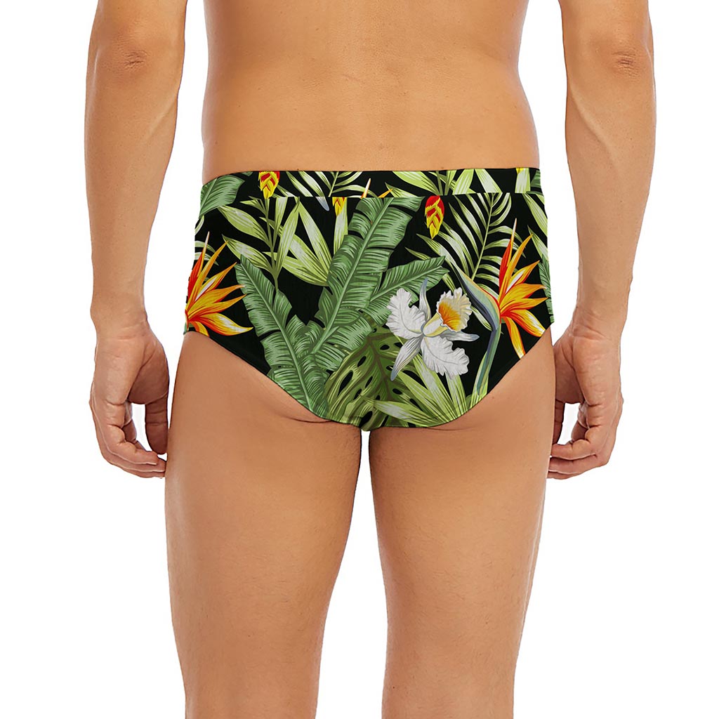 Hawaii Tropical Plants Pattern Print Men's Briefs