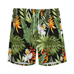Hawaii Tropical Plants Pattern Print Men's Sports Shorts