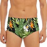 Hawaii Tropical Plants Pattern Print Men's Triangle Swim Briefs