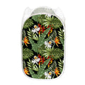 Hawaii Tropical Plants Pattern Print Mesh Laundry Hamper