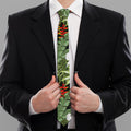 Hawaii Tropical Plants Pattern Print Necktie