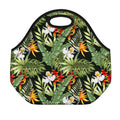 Hawaii Tropical Plants Pattern Print Neoprene Lunch Bag