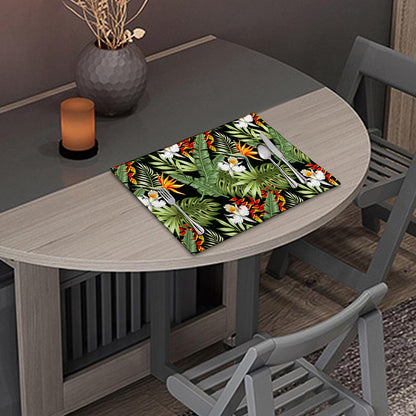 Hawaii Tropical Plants Pattern Print Placemat