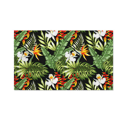 Hawaii Tropical Plants Pattern Print Polyester Flag