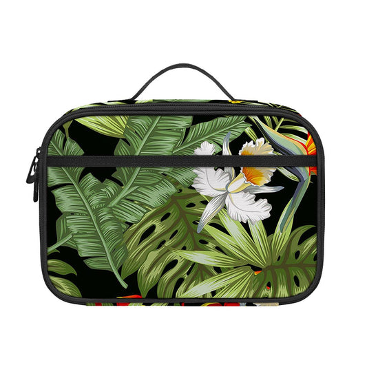 Hawaii Tropical Plants Pattern Print Portable Lunch Bag