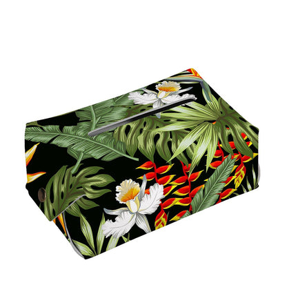 Hawaii Tropical Plants Pattern Print Rectangle Tissue Box Cover