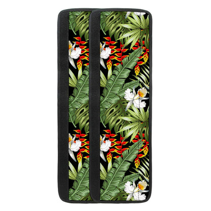Hawaii Tropical Plants Pattern Print Refrigerator Handle Covers