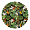 Hawaii Tropical Plants Pattern Print Round Blanket
