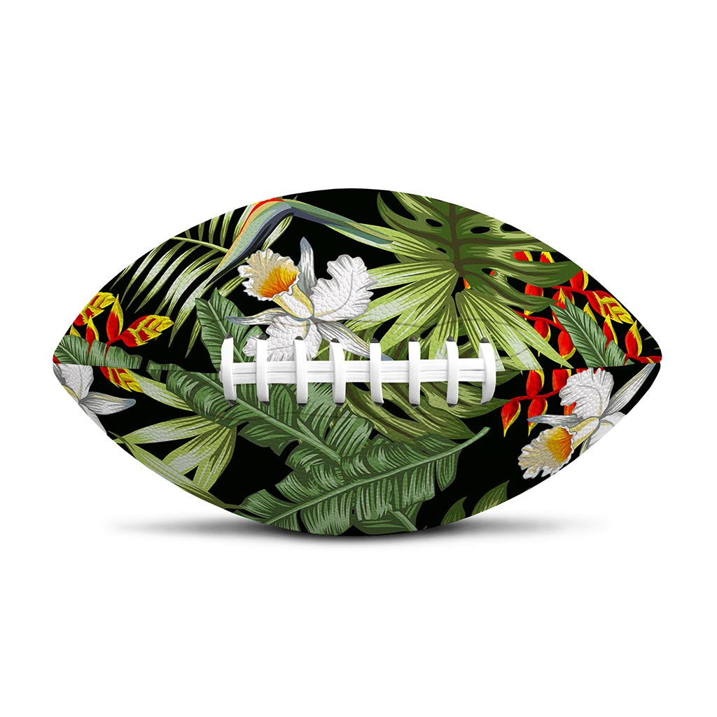 Hawaii Tropical Plants Pattern Print Rugby Ball