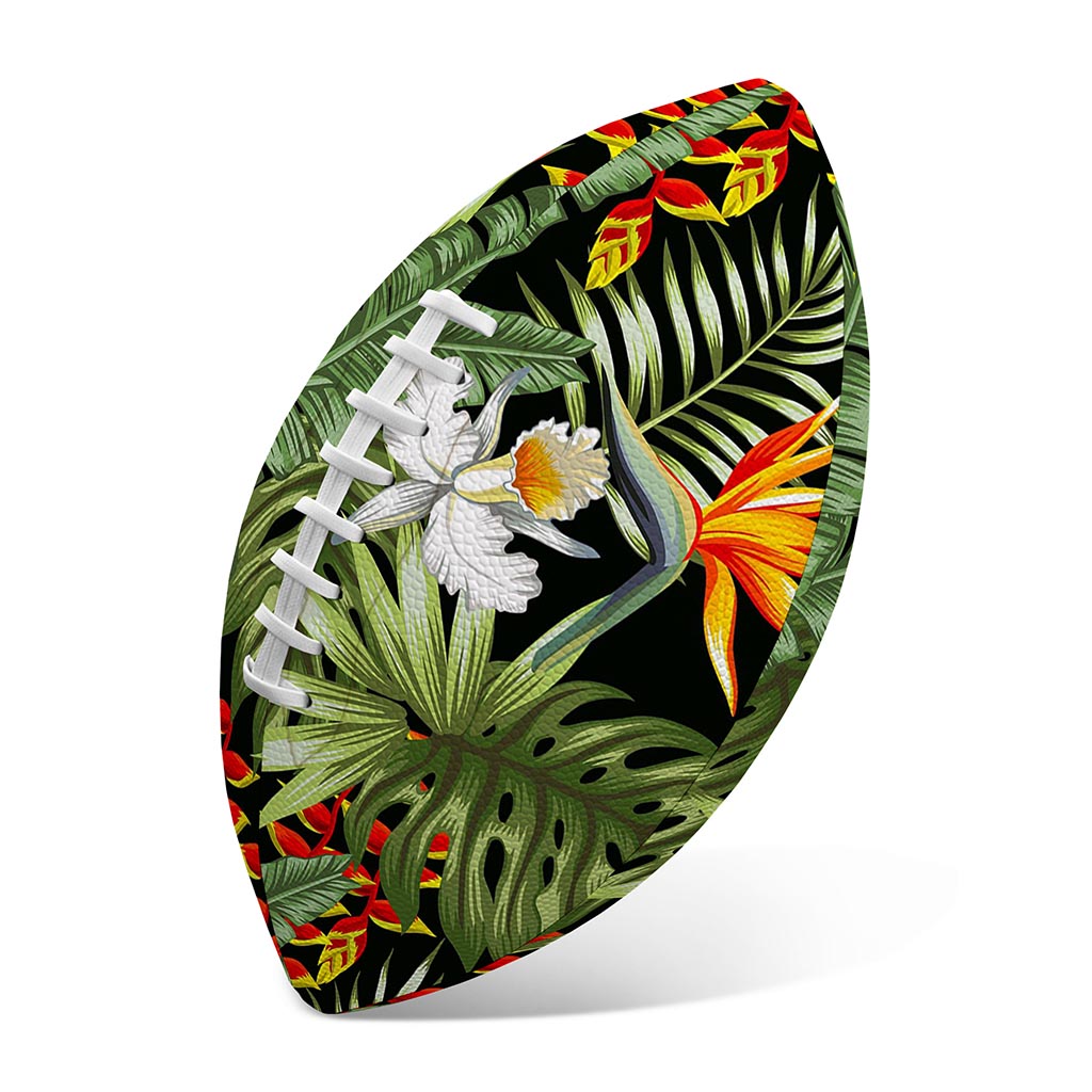Hawaii Tropical Plants Pattern Print Rugby Ball