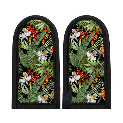Hawaii Tropical Plants Pattern Print Skillet Handle Cover