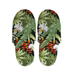 Hawaii Tropical Plants Pattern Print Slippers