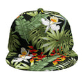 Hawaii Tropical Plants Pattern Print Snapback Cap