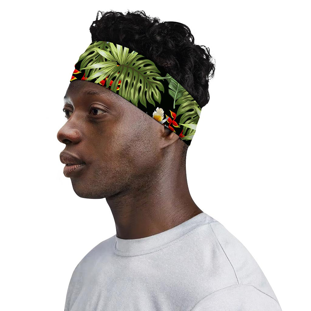Hawaii Tropical Plants Pattern Print Sports Headband