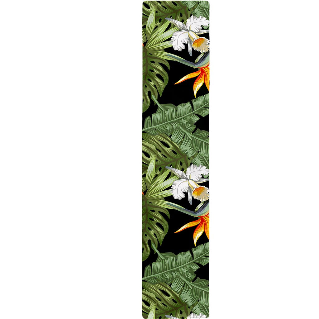 Hawaii Tropical Plants Pattern Print Table Runner
