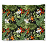 Hawaii Tropical Plants Pattern Print Tapestry