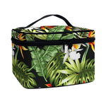 Hawaii Tropical Plants Pattern Print Travel Makeup Bag
