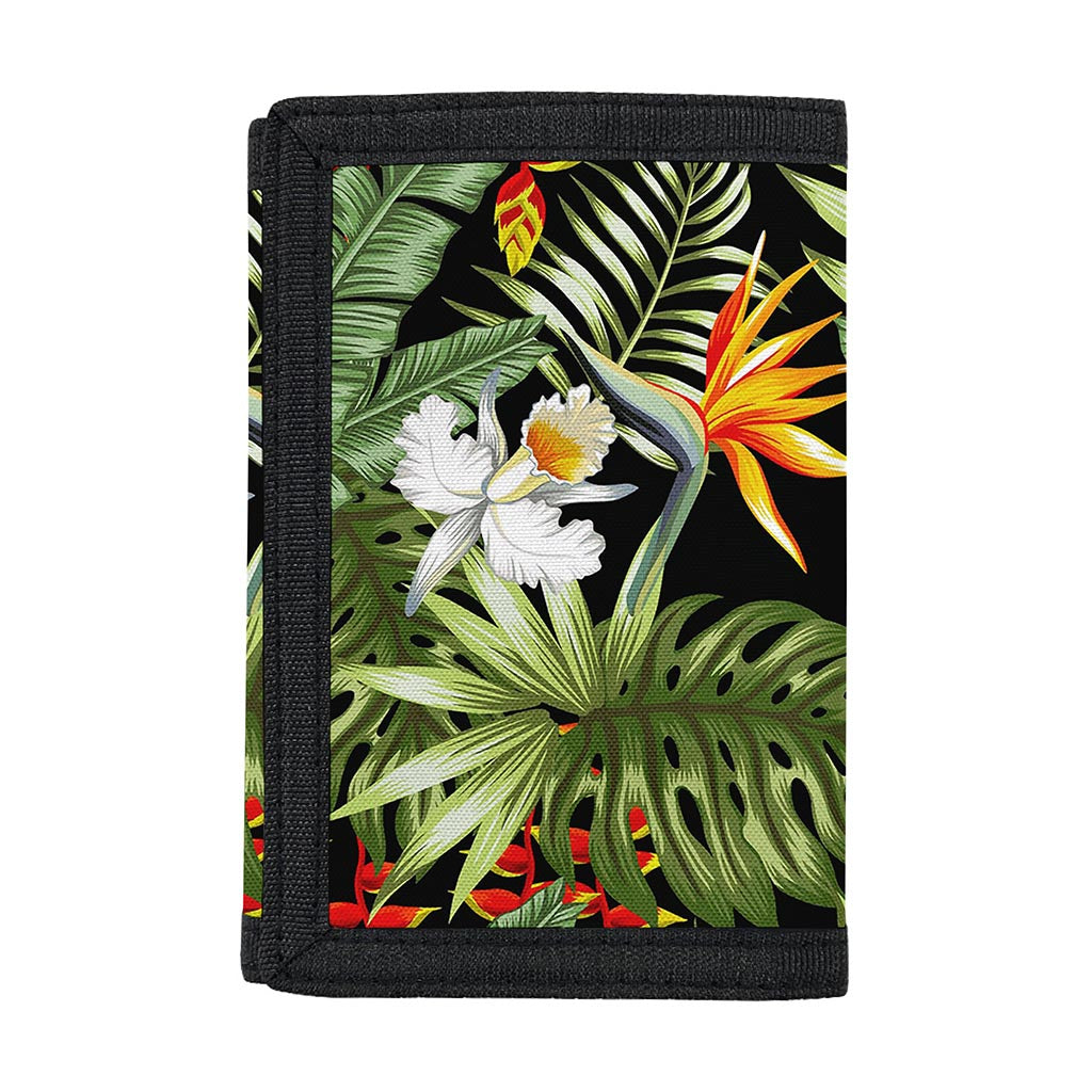 Hawaii Tropical Plants Pattern Print Trifold Wallet