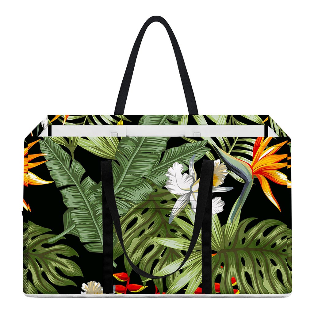 Hawaii Tropical Plants Pattern Print Utility Tote Bag