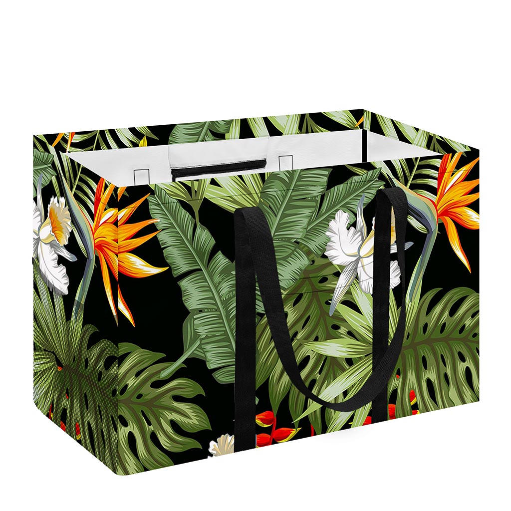 Hawaii Tropical Plants Pattern Print Utility Tote Bag
