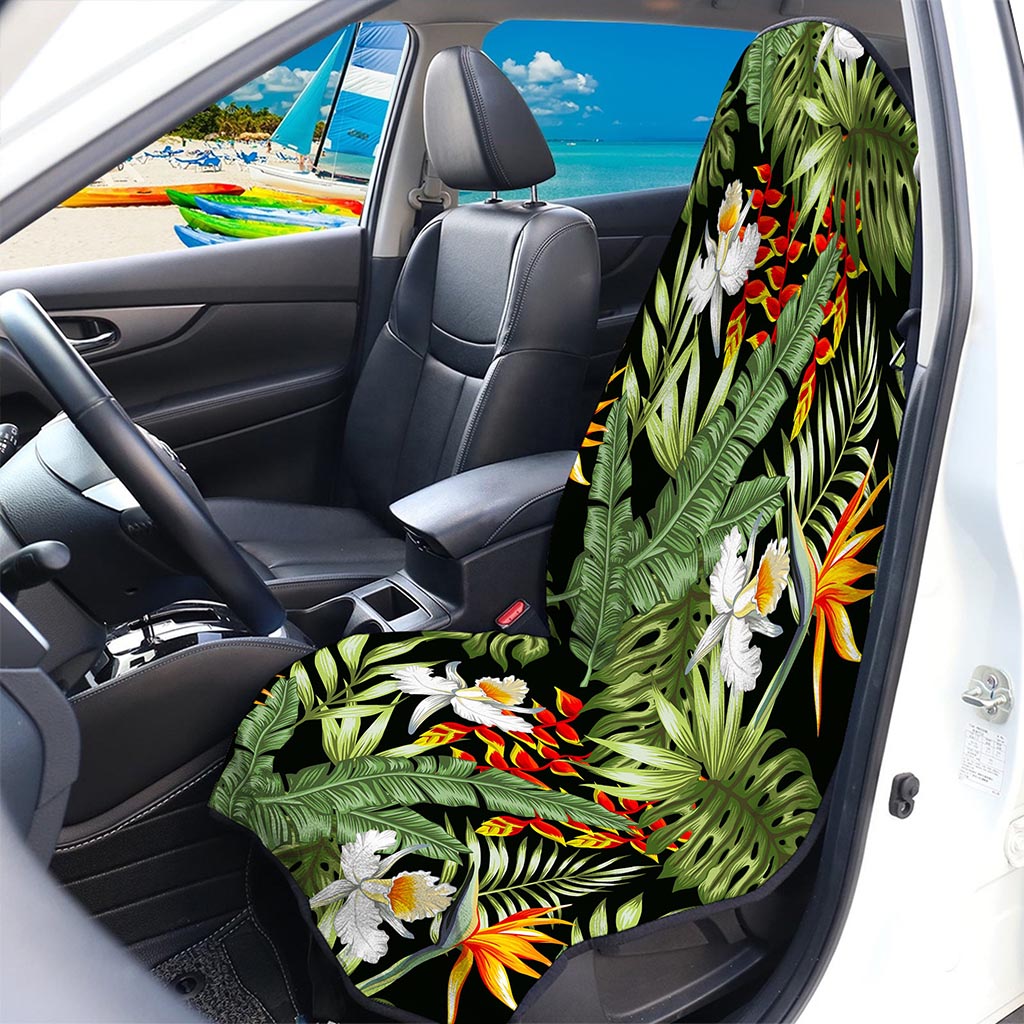 Hawaii Tropical Plants Pattern Print Waterproof Car Seat Cover
