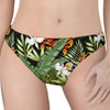 Hawaii Tropical Plants Pattern Print Women's Thong