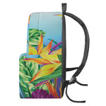 Hawaiian Aloha Flower Print Backpack